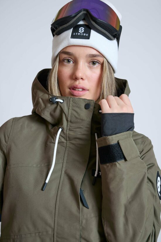 Aura Laskettelutakki Olive Green - Naisten