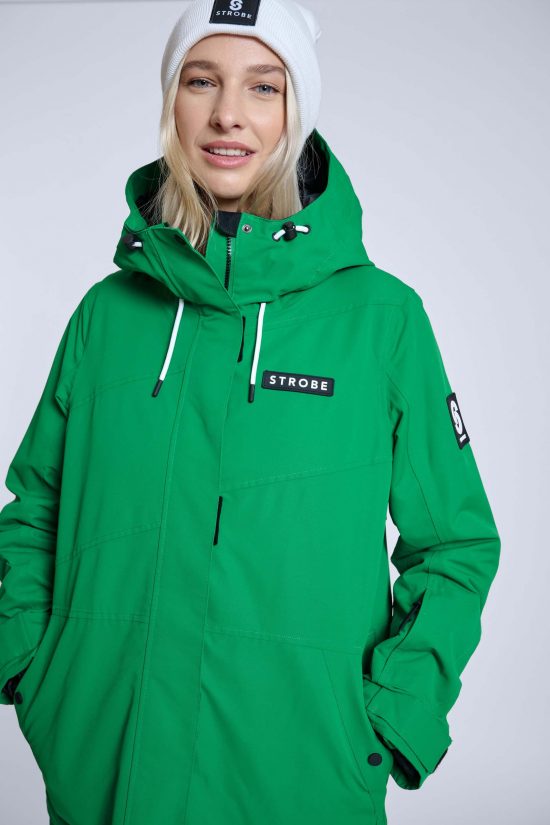 Renewed - Aura Ski Jacket Kelly Green - Medium - Women's